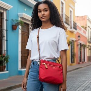 Michael Kors Vibrant Red Crossbody Bag